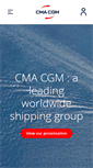 Mobile Screenshot of cma-cgm.com
